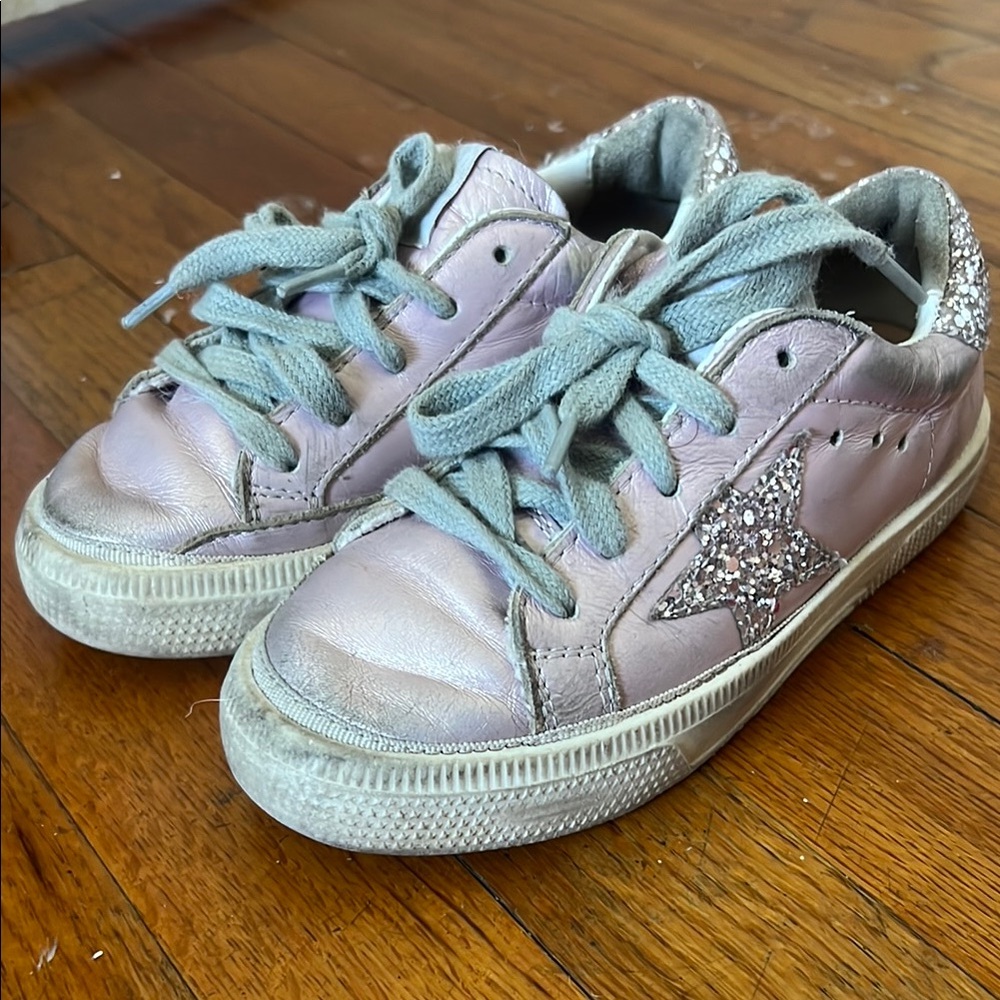Kids Glitter Star Sneakers